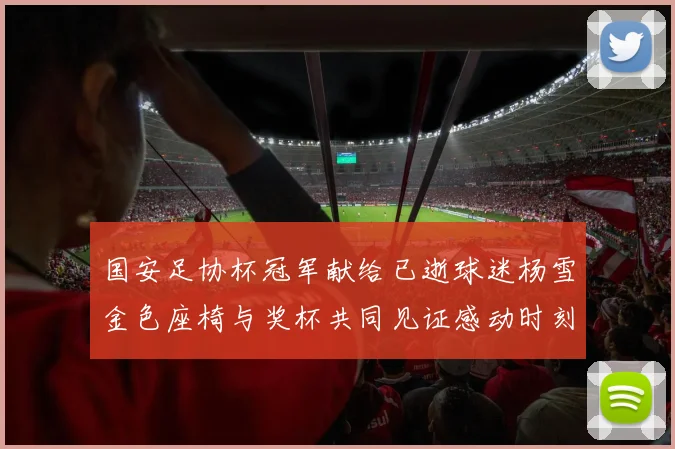 国安足协杯冠军献给已逝球迷杨雪金色座椅与奖杯共同见证感动时刻